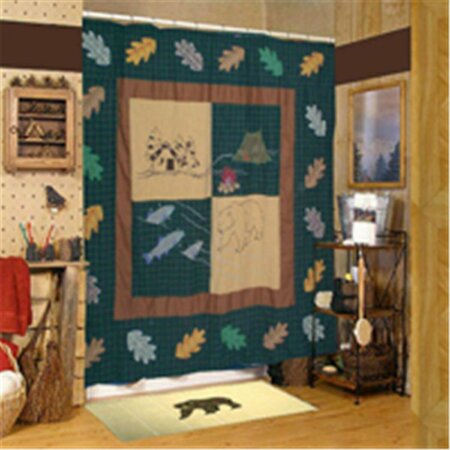 PATCH MAGIC Cabin- Cz Curtain Shower 72 x 72 in. CZCABN